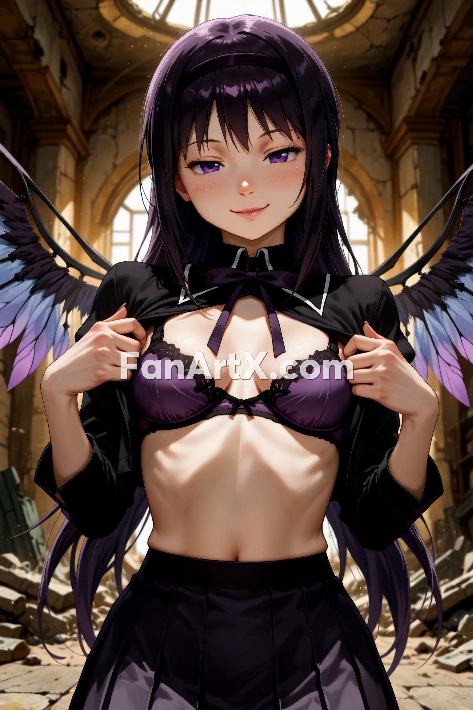 Akemi Homura Puella Magi Madoka Magica Fanart 8063482